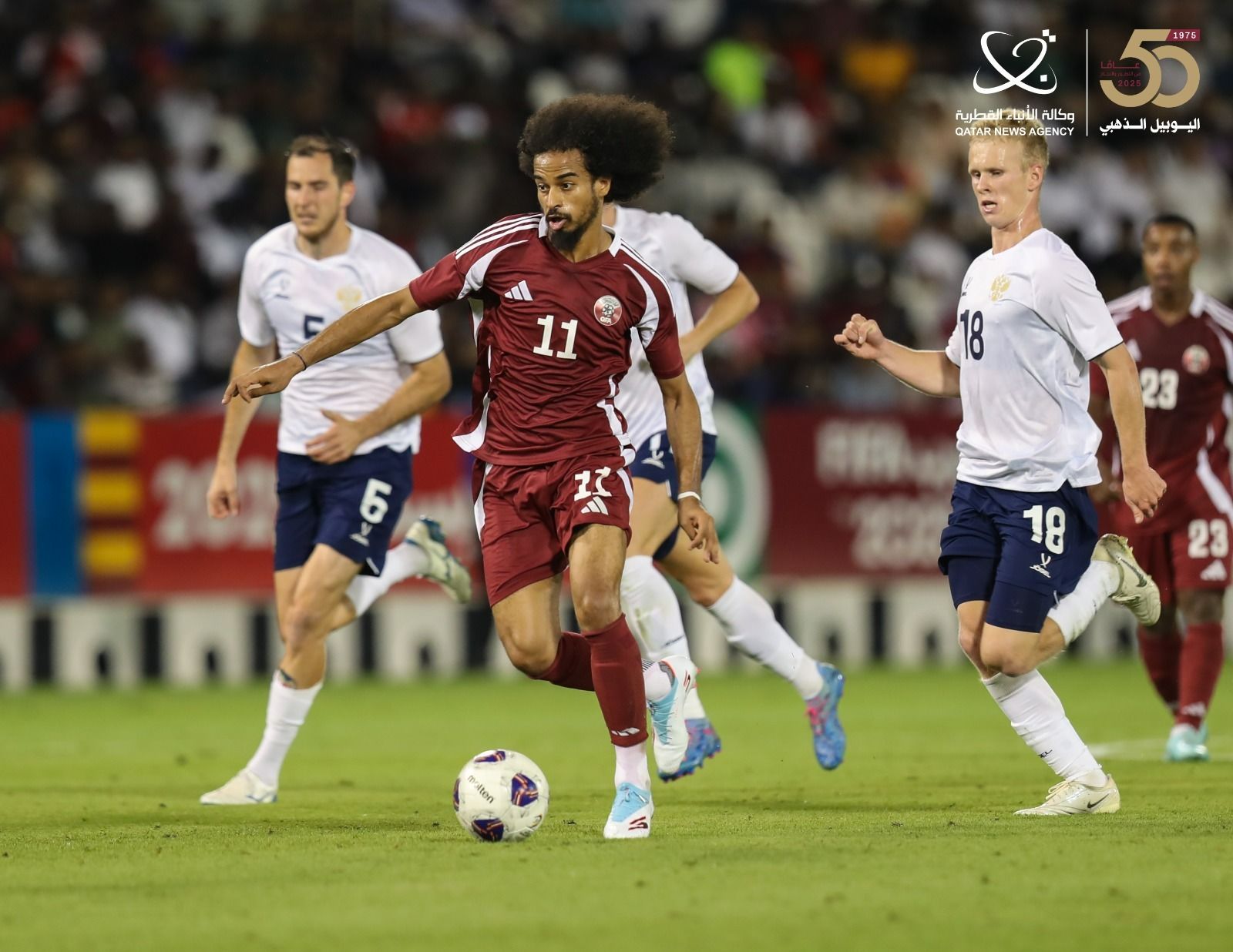 INTERNATIIONAL FRIENDLY:  Aleksandr Golovin stars as Russia overpower Qatar in World Cup warm-up
