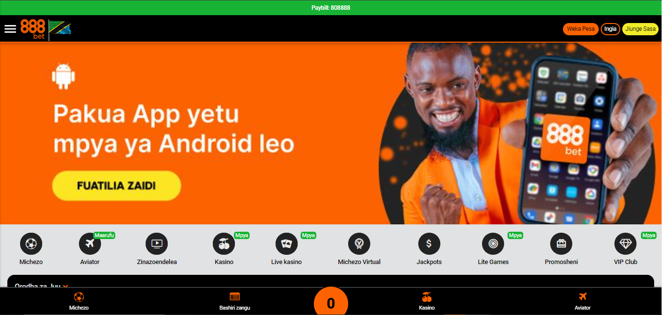 Best Betting Apps in Tanzania 888 bet Tanzania image