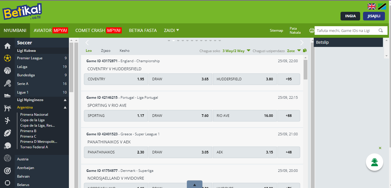 Tanzania Betting Sites Betika