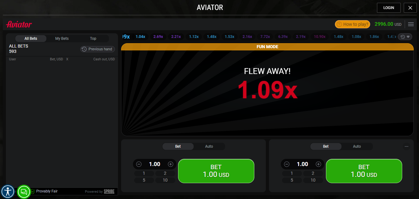 Graphic showing the free version of the aviator casino game at Meridianbet Tanzania