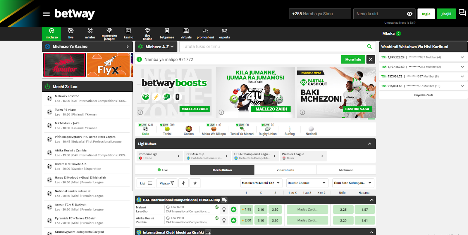 Step 1: Visit Betway Website