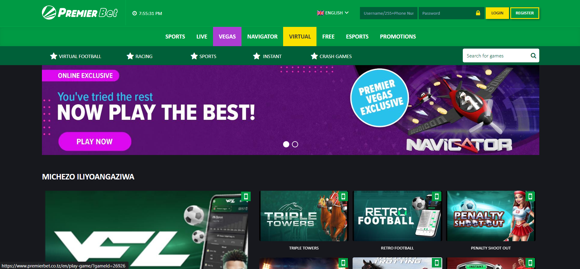 Image for Premier Bet official site