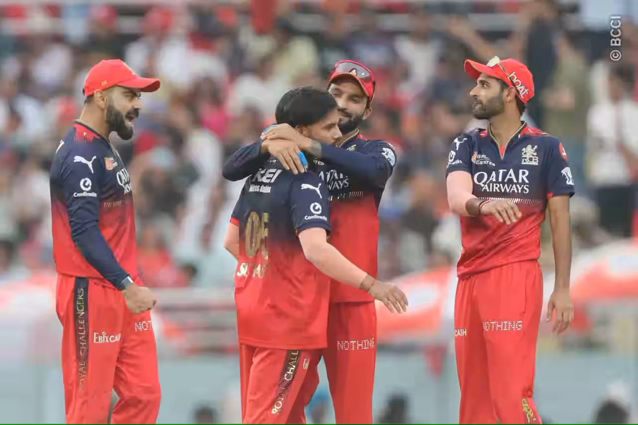 Task cut out for RCB at home. @BCCI Task cut out for RCB at home. @BCCI