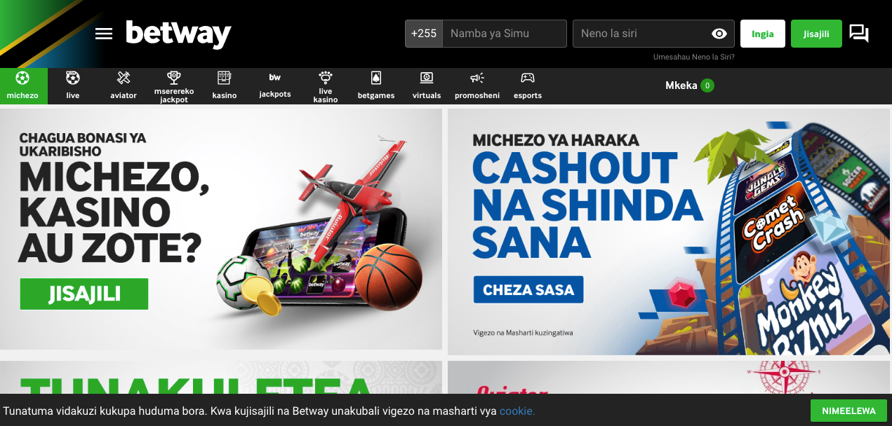 Betway Tz Homepage