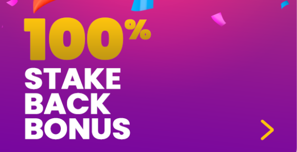 Image for 100% Stake Back Bonus