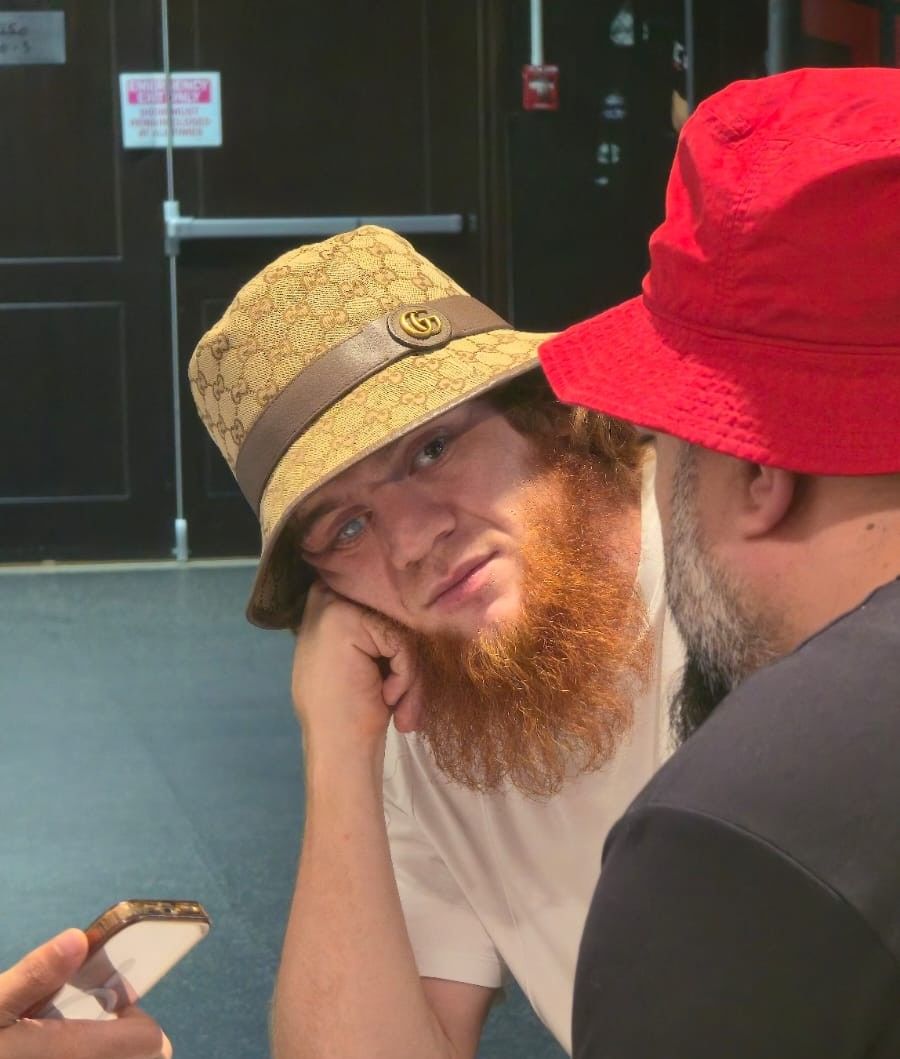 Sharaputdin Magamedov of Dagestan, Russia, spoke through an interpreter at UFC Gym in Abu Dhabi. @Aman Motwani Sharaputdin Magamedov of Dagestan, Russia, spoke through an interpreter at UFC Gym in Abu Dhabi. @Aman Motwani