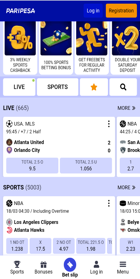 Gal sport betting app Download VS Paripesa TZ Mobile Version