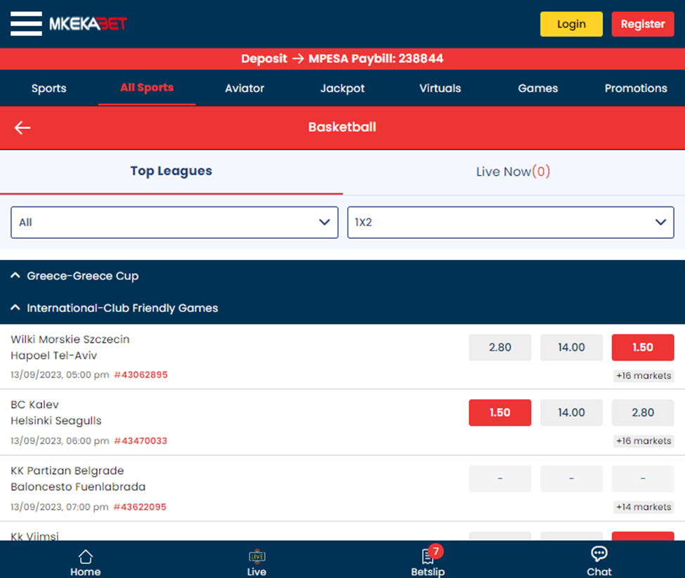 How to place a Bet