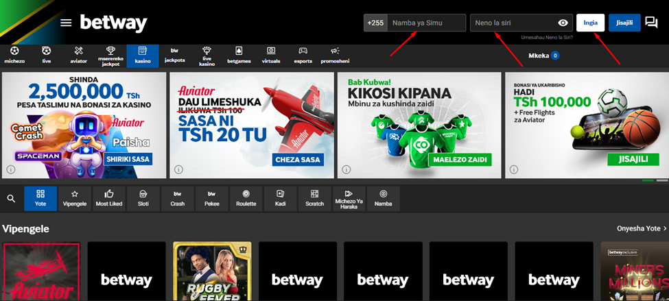 Betway Login