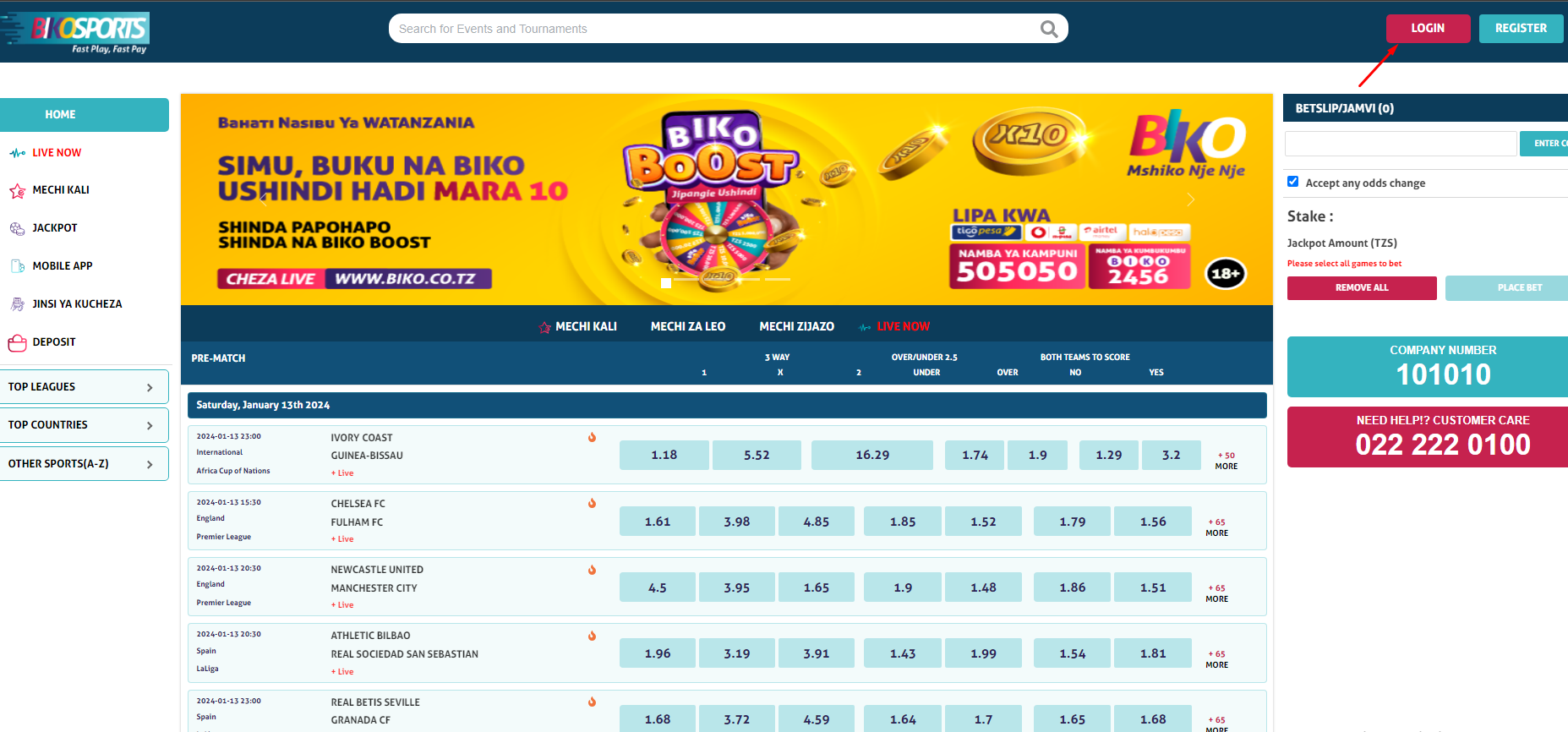 Bikosports co Tz Review How to Login Bikosports co tz